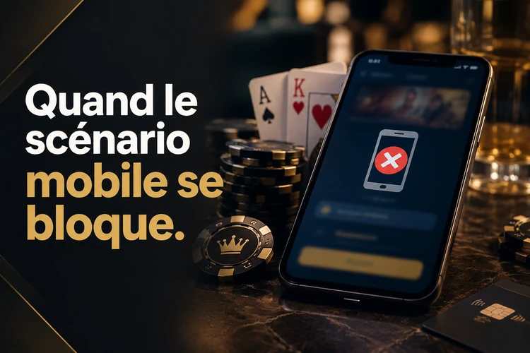 Quand le scénario mobile se bloque